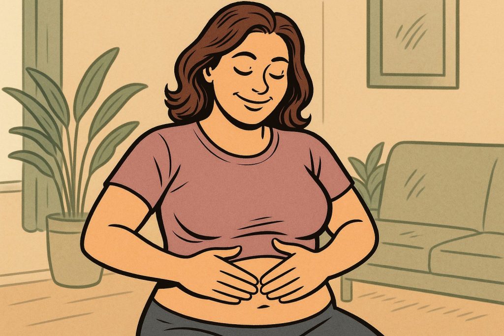 auto massage du ventre