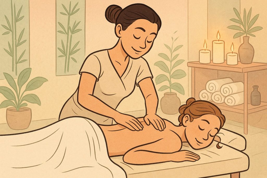 massage du dos