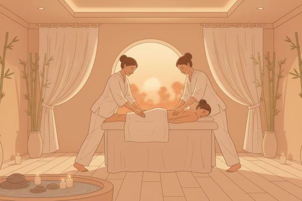 découvrez les bienfaits uniques du massage 4 mains et profitez d'une relaxation profonde pour corps et esprit.